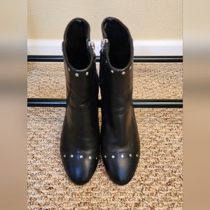 Dolce Vita leather booties with side zip